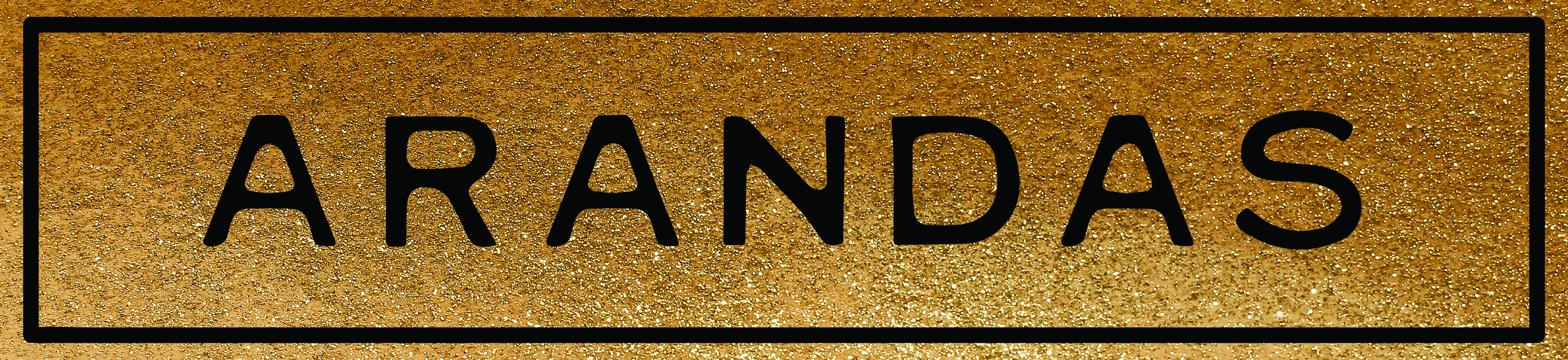 a gold sign with black letters